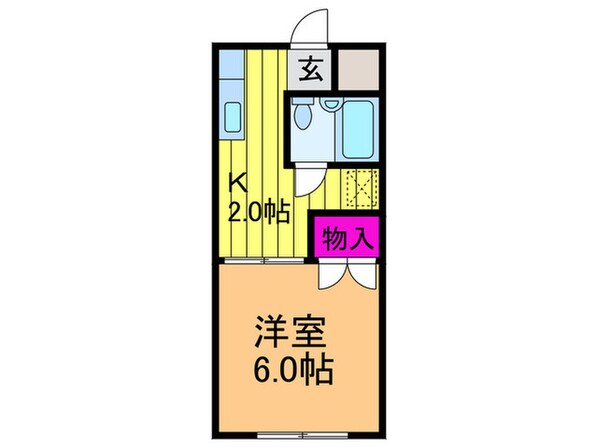 メゾンＩＺＵＭＩの物件間取画像